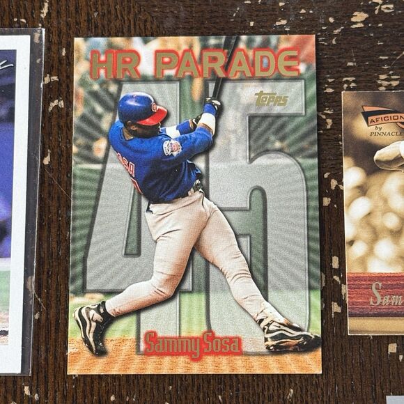 Sammy Sosa 12 Card Lot NM MLB Baseball w Rookie RC Topps HR Parade Power Players - Picture 3 of 13